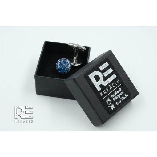 KIFUTÓ termék! Acél kör mandzsetta - kék