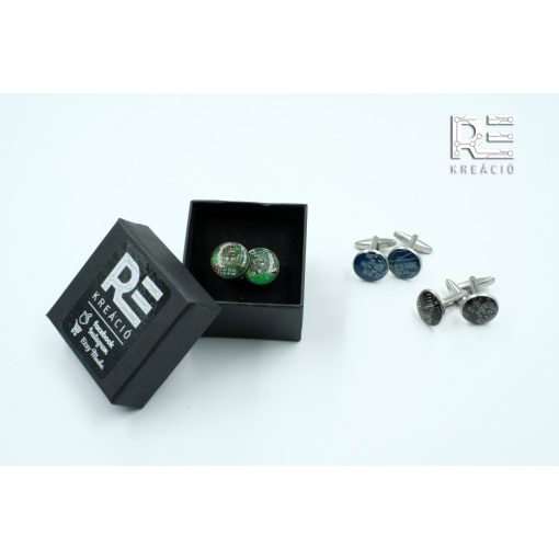 KIFUTÓ termék! Acél kör mandzsetta - kék