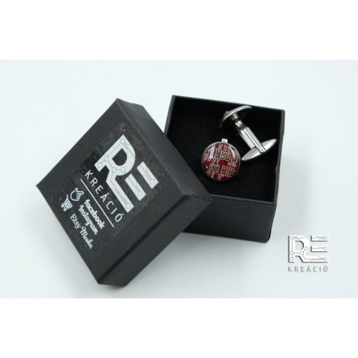 KIFUTÓ termék! Acél kör mandzsetta - piros