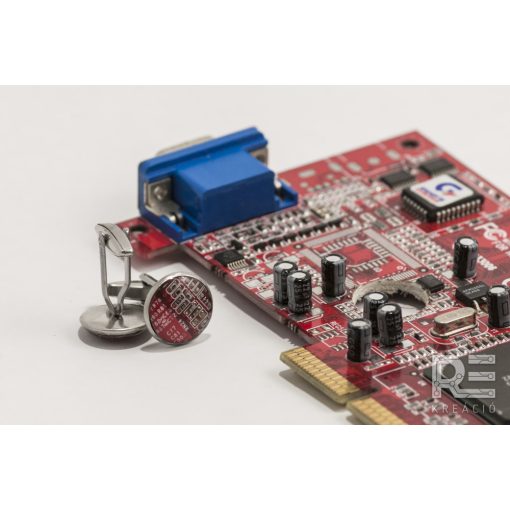 KIFUTÓ termék! Acél kör mandzsetta - piros