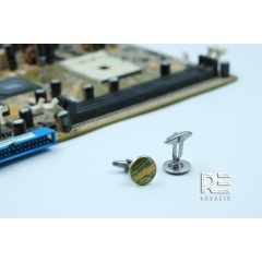 KIFUTÓ termék! Acél kör mandzsetta - sárga