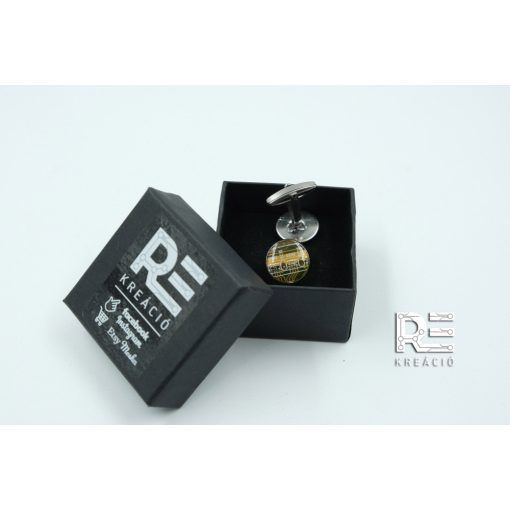 KIFUTÓ termék! Acél kör mandzsetta - sárga