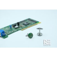 KIFUTÓ termék! Acél kör mandzsetta - zöld