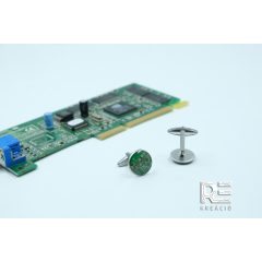 KIFUTÓ termék! Acél kör mandzsetta - zöld